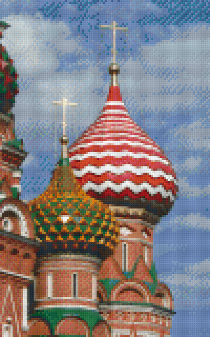 Moscow Eight [8] Baseplate PixelHobby Mini-mosaic Art Kit image 0